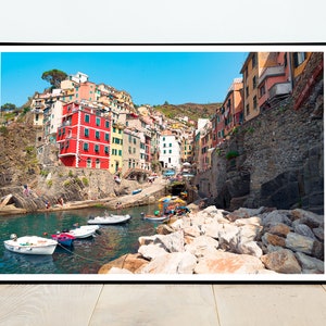 Riomaggiore city print, Cinque Terre poster, Vernazza, Italy, HIGH QUALITY PRINT, Home Decor, Wall Art, Photography Poster