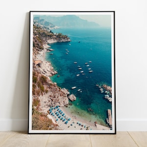 Amalfi coast print, Sorrento poster, Positano, Italy, HIGH QUALITY PRINT, Home Decor, Wall Art, Photography Poster