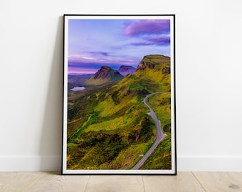 Isle of Skye Quiraing poster, Isle of Skye print, Scotland poster, HIGH QUALITY PRINT, Home Decor, Wall Art, Photography Poster