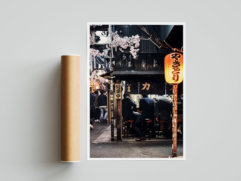 Piss alley in Tokyo poster, Japan Sunrise, Asia, HIGH QUALITY PRINT, Home Decor, Wall Art, Photography Poster image 5