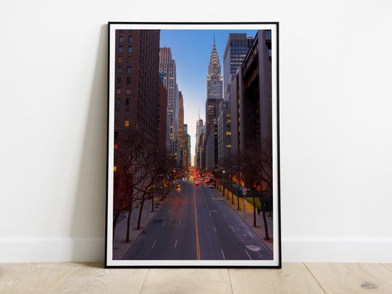 Chrysler Building Poster Manhattan New York City Print NYC - Etsy UK