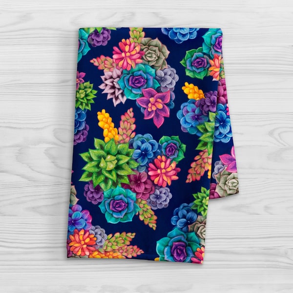 Floral Kitchen Towel Etsy