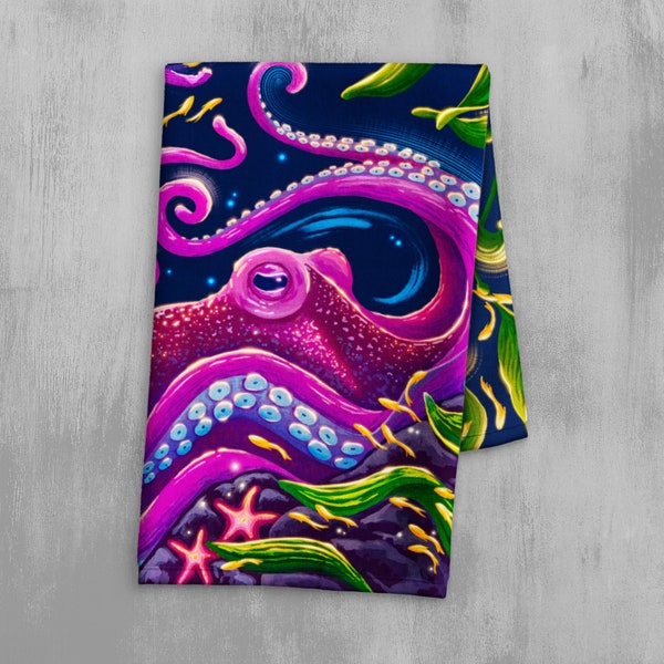 Magical Creature Tea Towel Bathroom Etsy