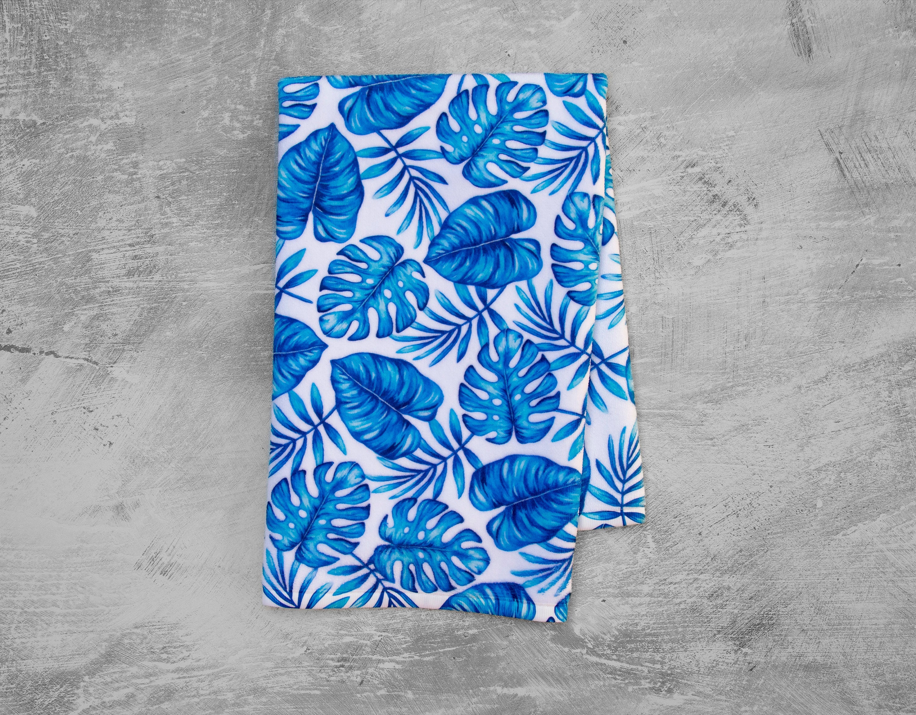 Blueberry Print Hand Towel - Kitchen Towel - Bathroom Hand Towel - Cotton  Terry Cloth - 15x25