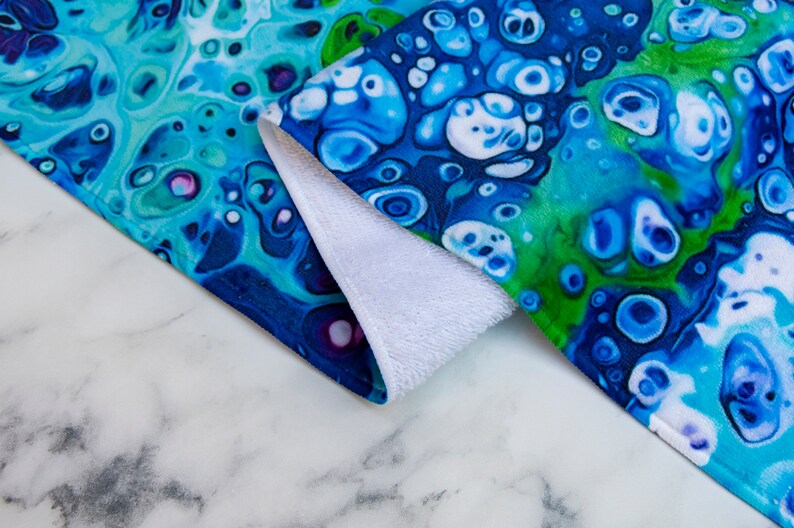 Abstract Art Kitchen Towels Abstract Print Cotton Hand Etsy