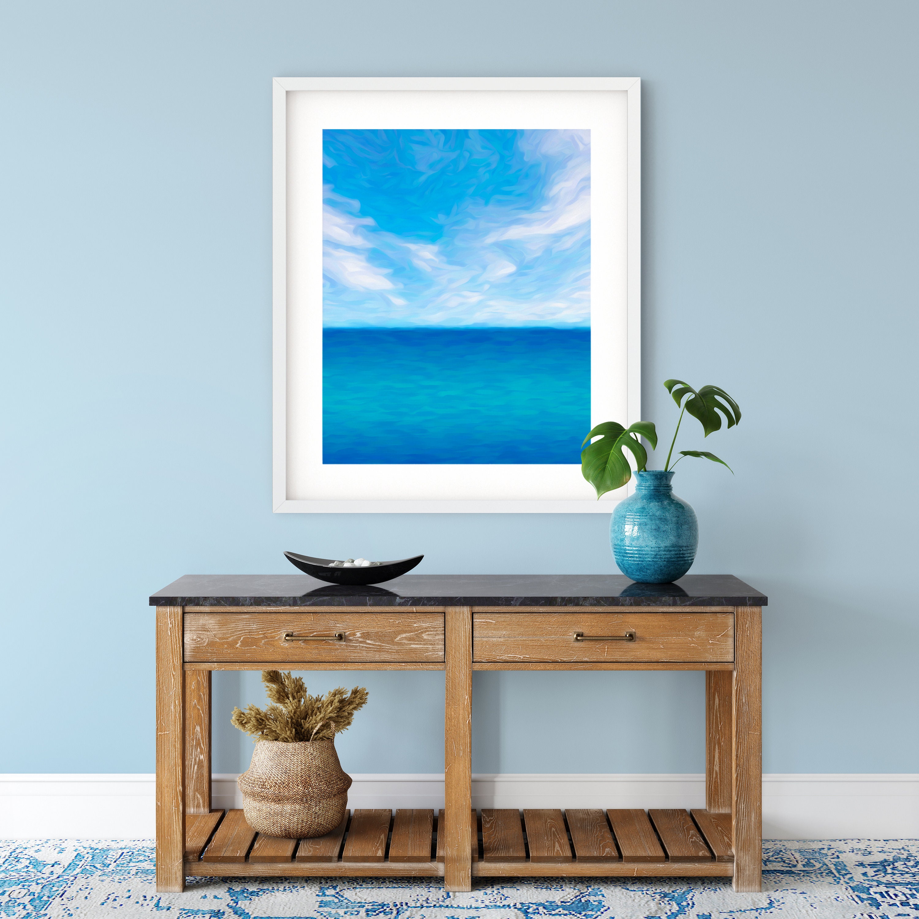 Coastal Decor Seascape Wall Decor Tropical Wall Art Etsy
