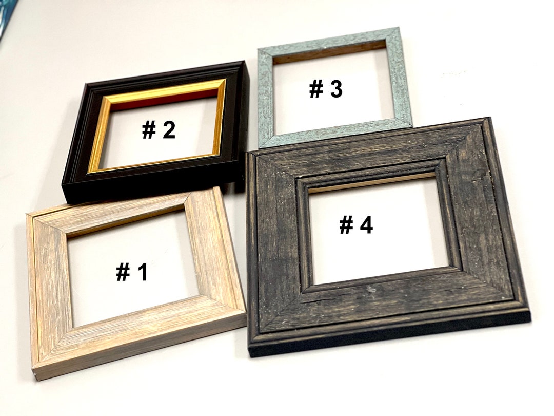 Picture Frames Custom Handmade Wood Frame 5x5 SALE Picture Frame Wood ...