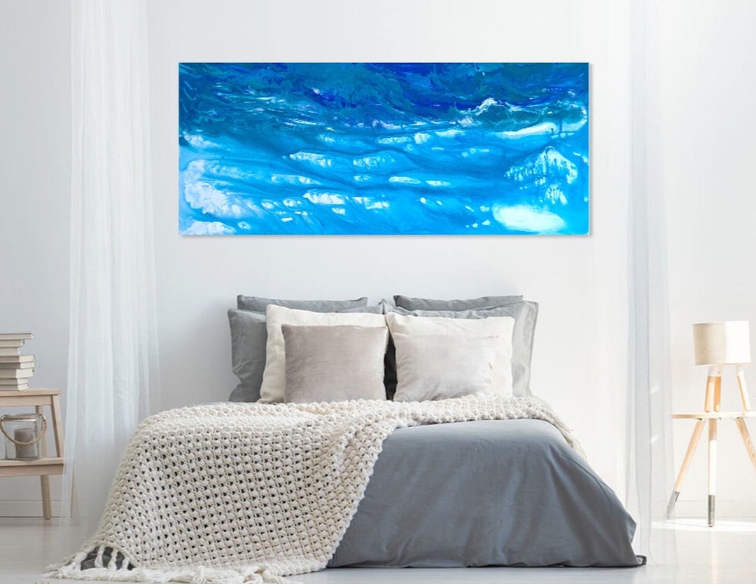 Extra Large Ocean Wall Art PRINT Abstract Sea Waves Underwater Etsy