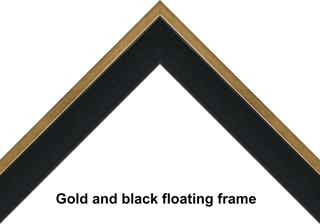 Add a Floating Frame to Your Art Order Custom Picture Frame Custom Size