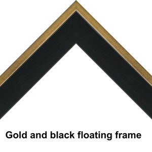 Floating Frame for Canvas Art: Custom Size, Handmade in Florida