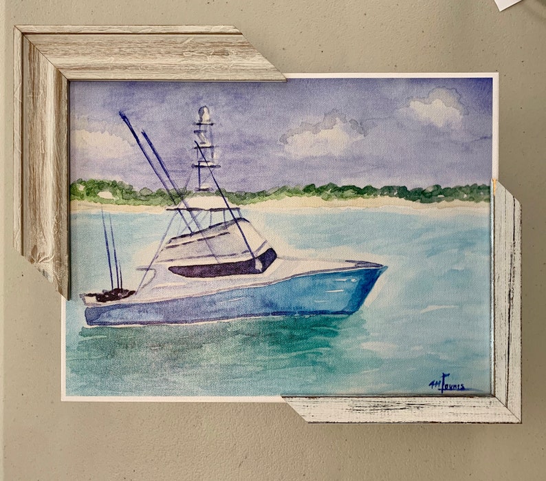 Print on Canvas Key West Florida Tropical Beach Original Art Etsy