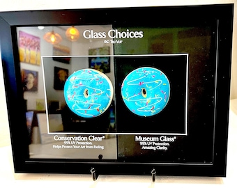 Museum Acrylic Glass Upgrade 16×20 in—For Custom Shadow Box Artwork Purchased in Our Shop Only