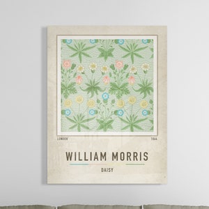 William Morris Acrylic Glass Print |  Daisy | William Morris Acrylic Poster | William Morris Acrylic Glass Decor