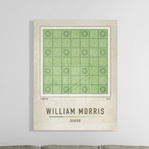 William Morris Acrylic Glass Print | Diaper | William Morris Acrylic Poster | William Morris Acrylic Glass Decor