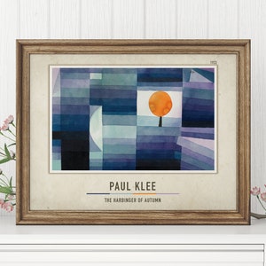 The Harbinger Of Autumn - Paul Klee | Paul Klee Canvas Print | Paul Klee Poster | Paul Klee Canvas Decor