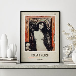 Madonna - Edvard Munch | Edvard Munch Canvas Print | Edvard Munch Poster | Edvard Munch Canvas Decor