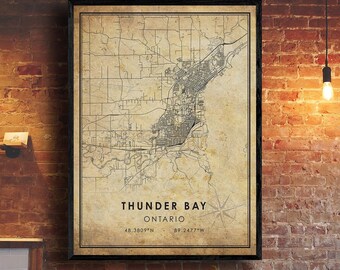 Thunder Bay Handmade Print Persians Linocut
