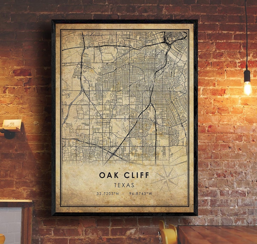 Map Of Oak Cliff Texas
