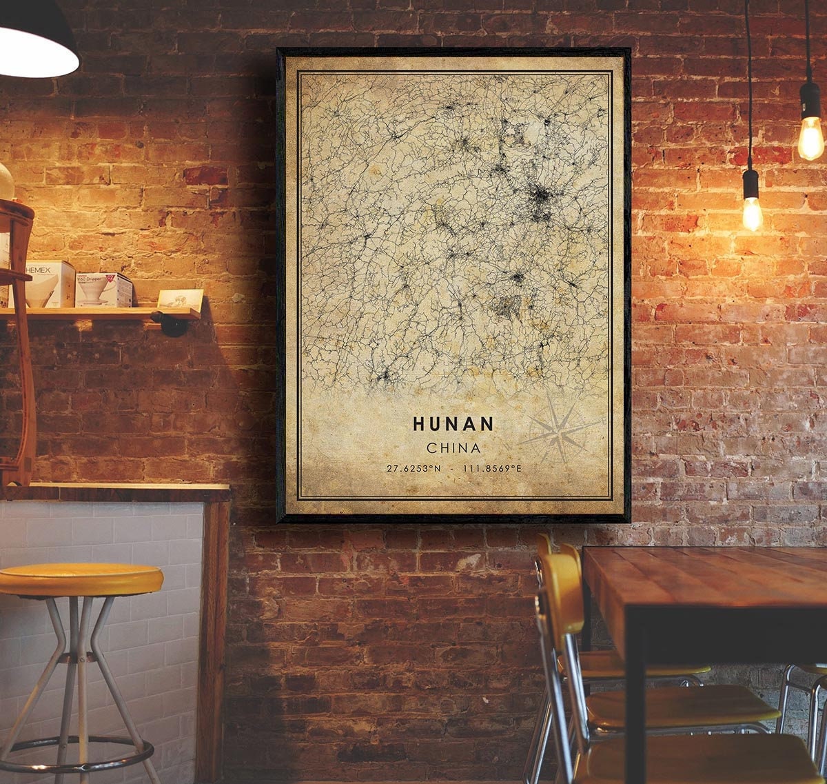 Hunas Map Hunan Map Print | Hunan Map | China Map Art | Hunan City Road Map ...