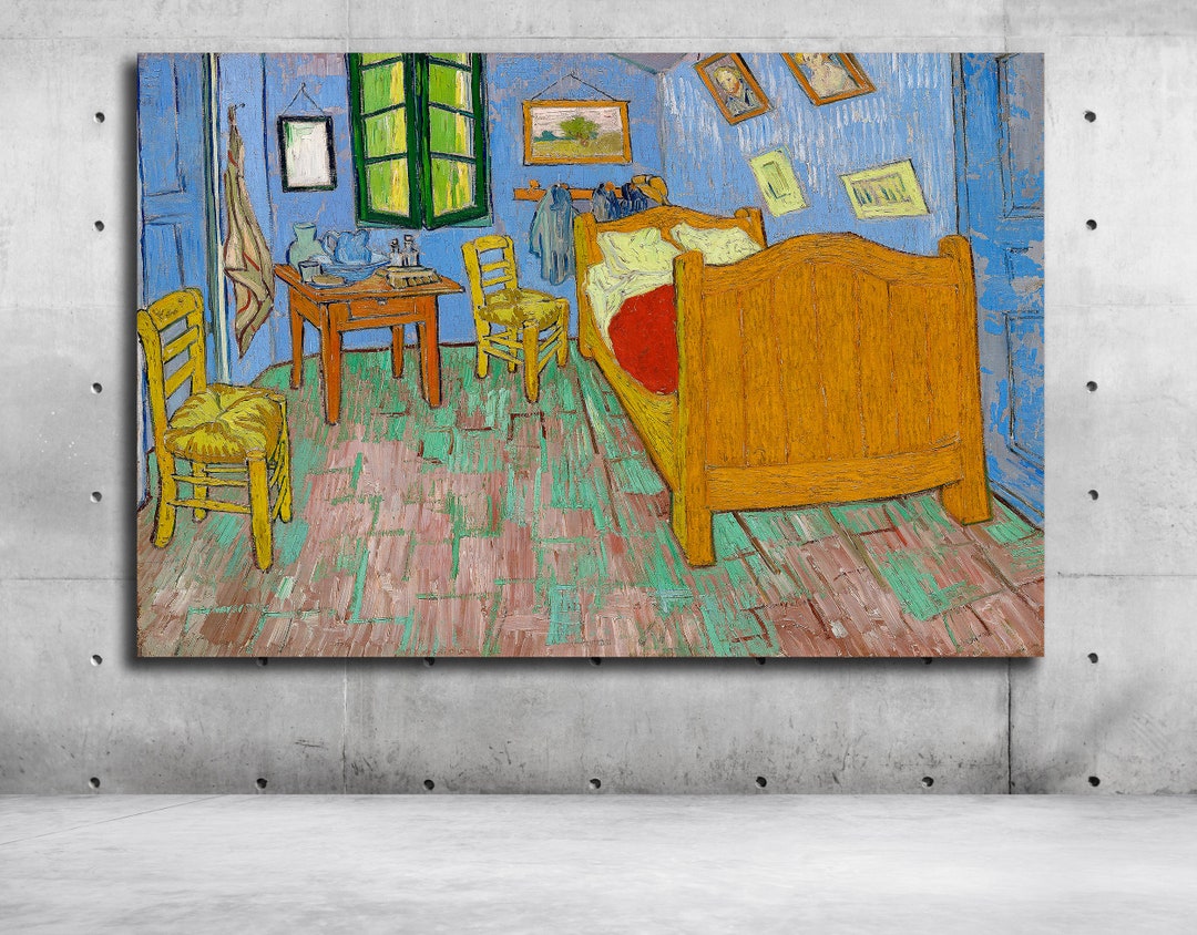 The Bedroom 1889 Vincent Van Gogh Vincent Van Gogh Canvas Print Vincent Van Gogh Poster Van Gogh