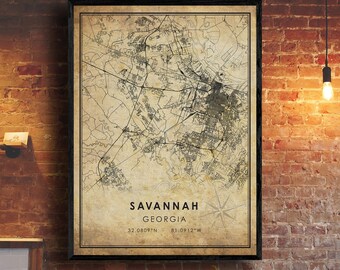 I LOVE SAVANNAH GEORGIA Street Sign ga city state us wall road gift