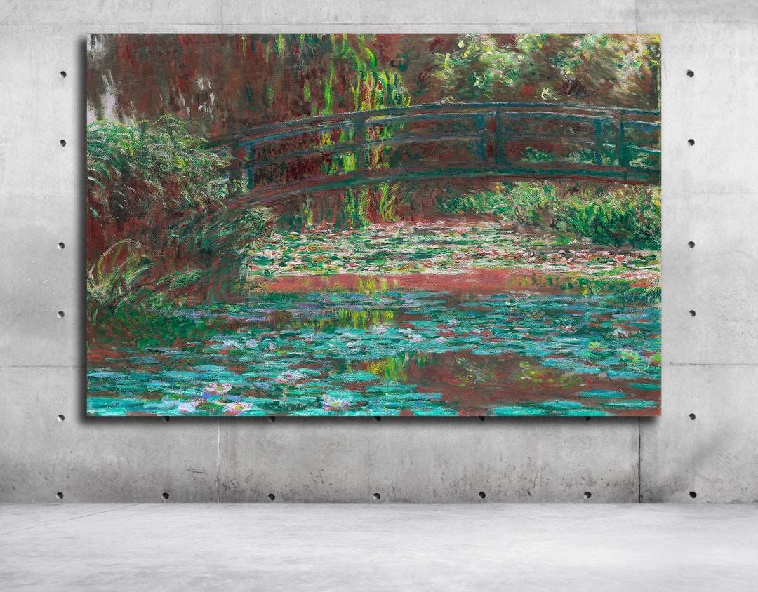 Water Lily Pond 1900 Claude Monet Claude Monet Canvas - Etsy