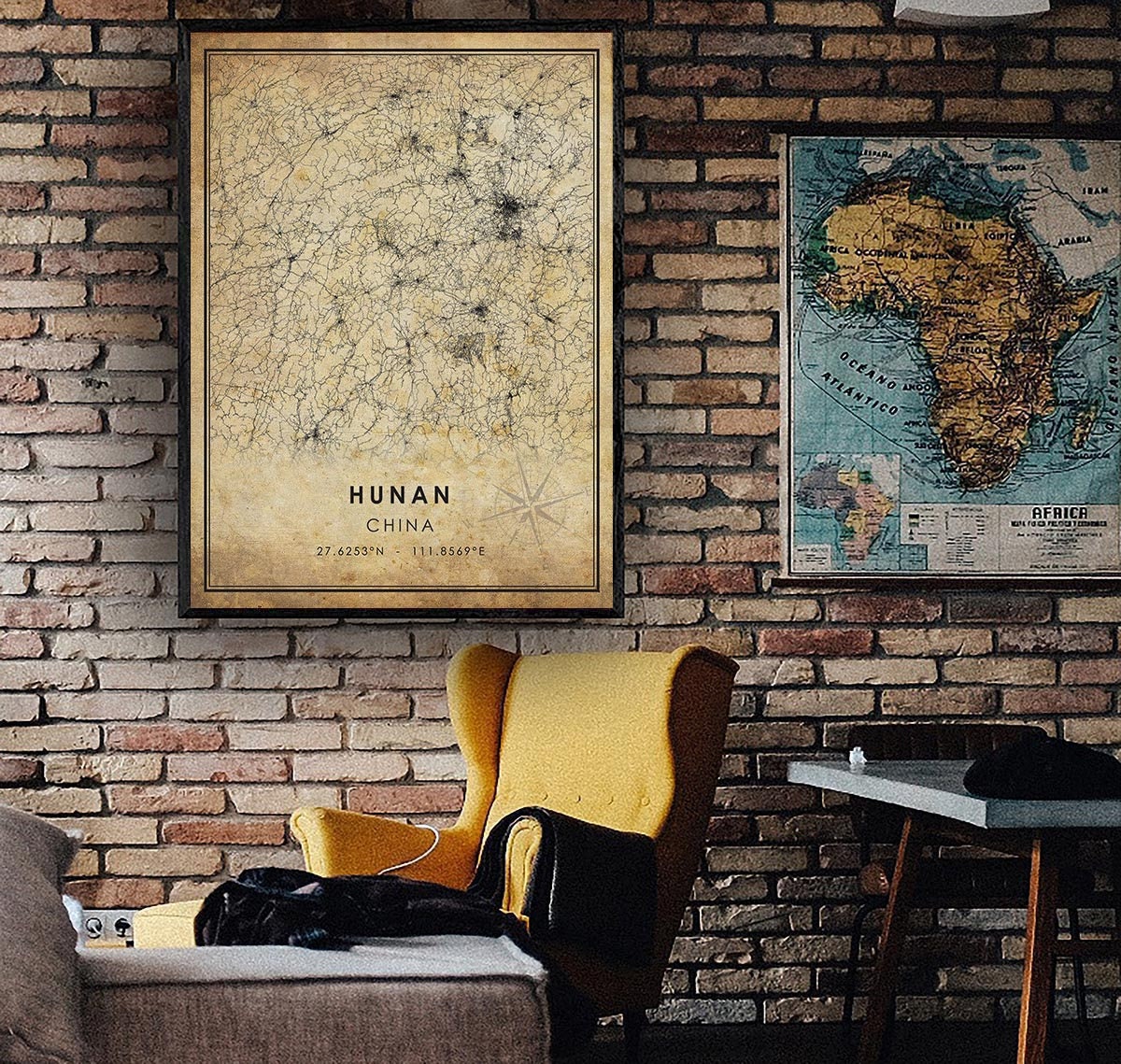 Hunas Map Hunan Map Print | Hunan Map | China Map Art | Hunan City Road Map ...