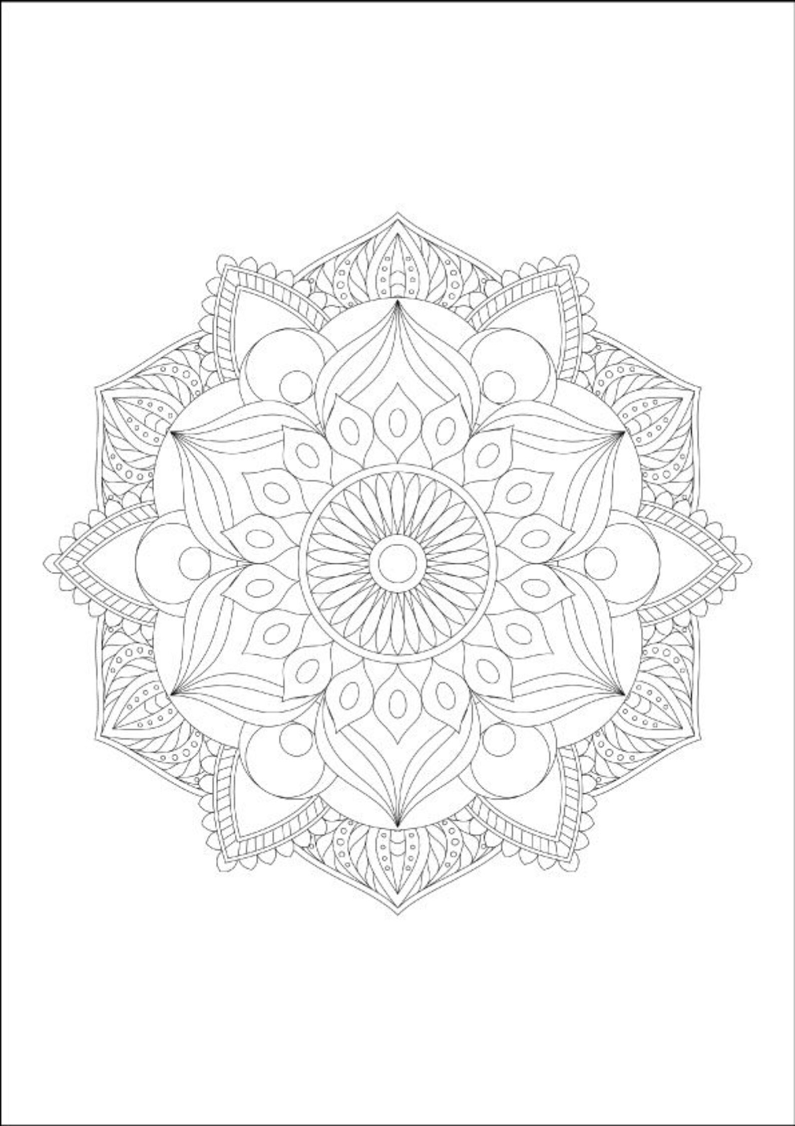 Zentangle Mandala Colouring Pages VOL 2 | Etsy