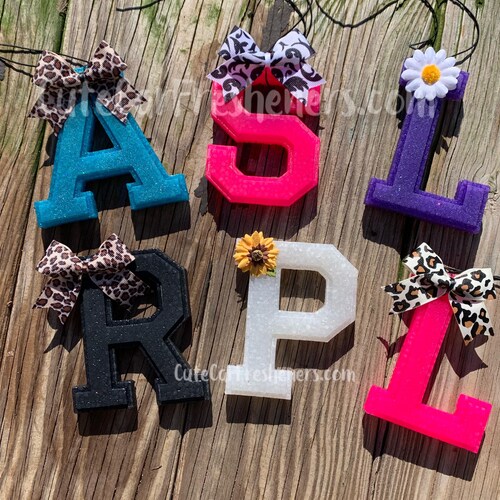 Freshies, Initial, Letter, Air Freshener, Accessories, Truck, Car, Gift, Birthday, Candles, Christmas, Stocking, Aromies, Smellies, Custom