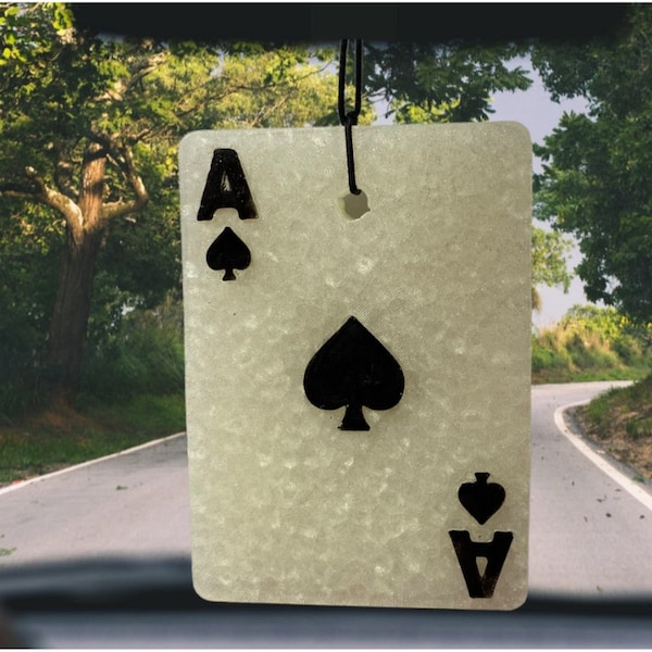 Ace of Spades Car Air Freshener Etsy