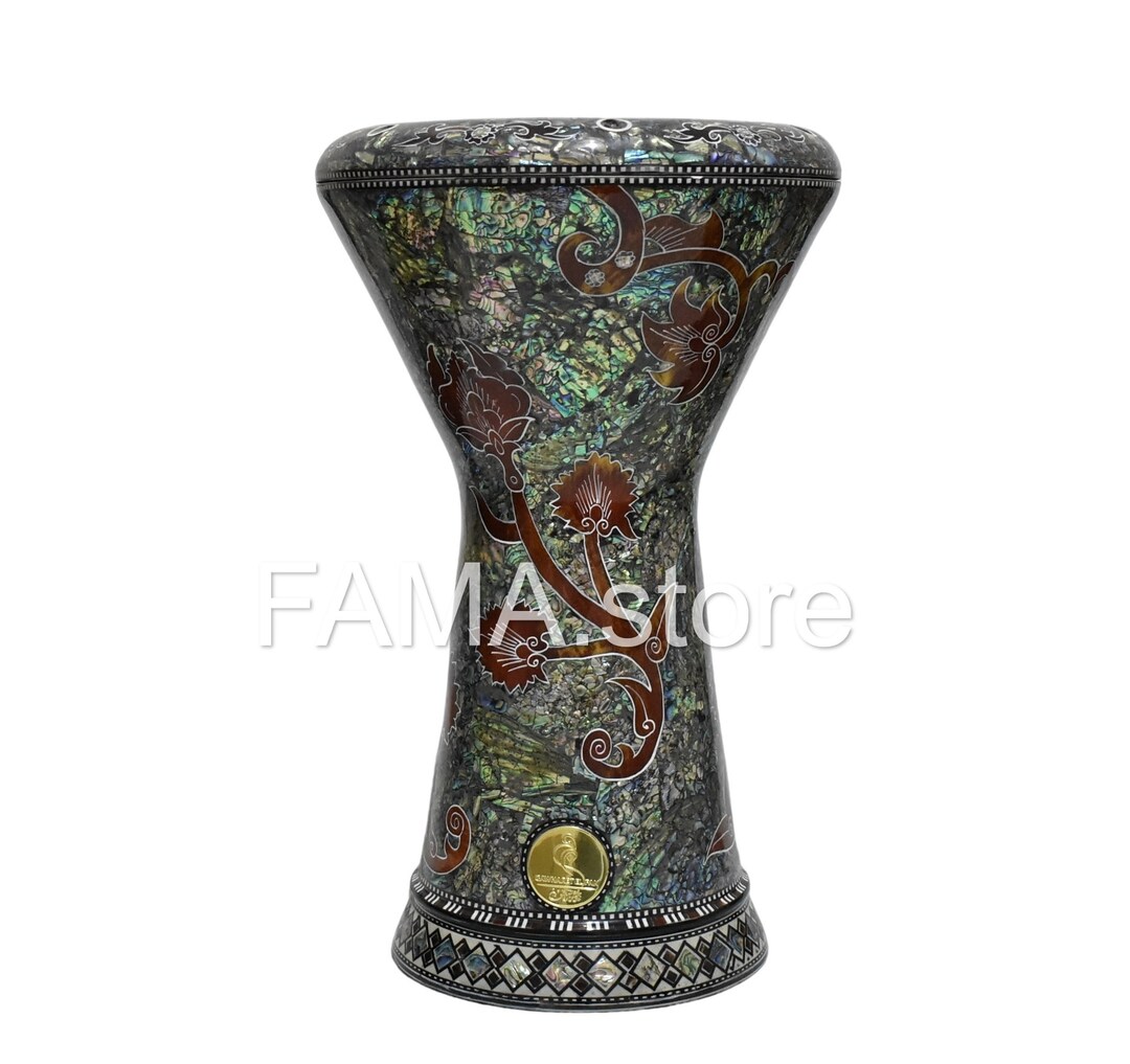 19 Inches M52 Drum Darbuka Tabla Doumbek Blue Mother of Pearl Gawharet