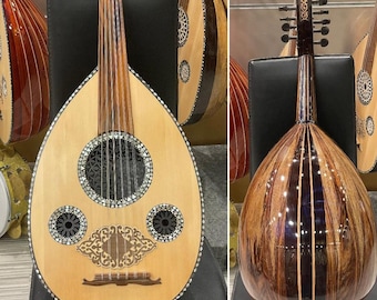 M03 Egyptian Arabic  OUD Classic advanced/professional  UD with free hard case/padded bag/2 Pick Instrument