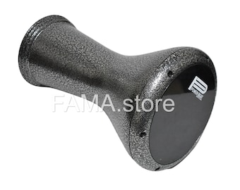 17 inches metal silver&black  Drum Darbuka tabla doumbek with black powerbeat head skin Gawharet El fan Egyptian hand made