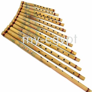 Egyptian Professional Kawala Qawwāl Ney Nay Flute Woodwind FULL Set 12 pcs by ALSAID BAYOMY