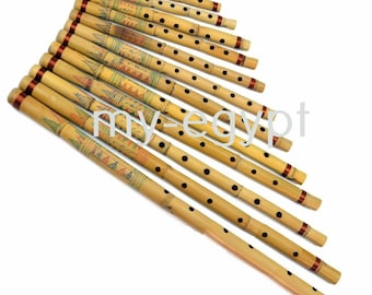 Egyptian Professional Kawala Qawwāl Ney Nay Flute Woodwind FULL Set 12 pcs by ALSAID BAYOMY