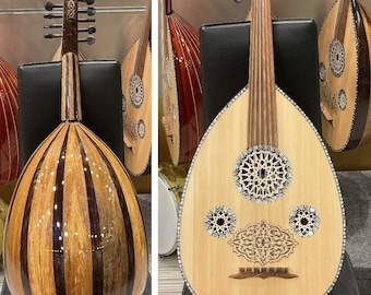 M07 Egyptisch-Arabisch OUD Klassiek geavanceerd/professioneel UD-snaarinstrument met gevoerde tas