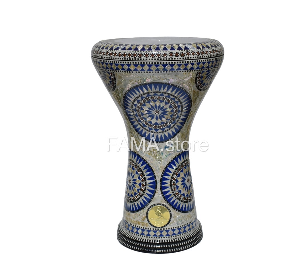 10m 17 Inches Drum Darbuka Tabla Doumbek Mother of Pearl Gawharet El