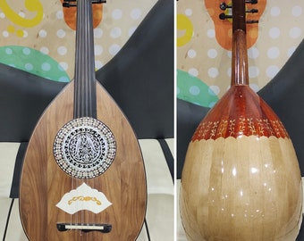 M11 Egyptisch-Arabische luxe OUD Klassieke geavanceerde/professionele UD met gratis harde etui/gevulde tas/2 plectrum