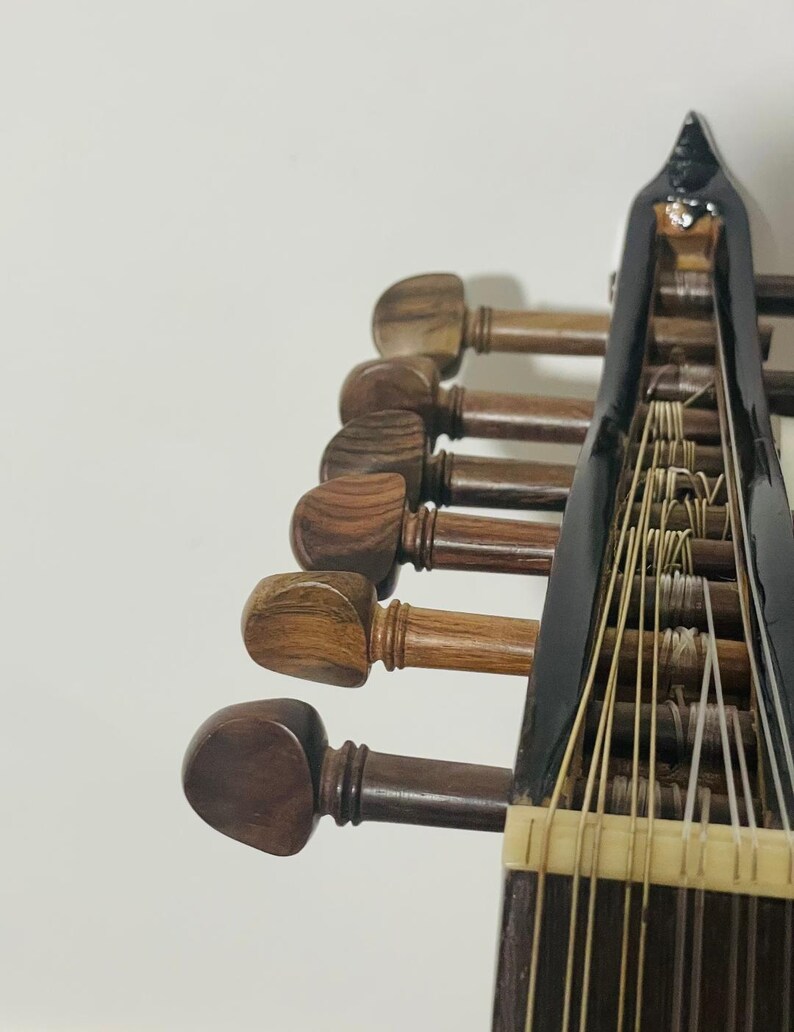 M22 Egyptisch-Arabisch blauw parelmoer OUD Klassieke geavanceerde/professionele UD met gratis harde etui/gewatteerde tas/2 plectrum afbeelding 6