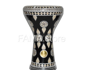 M32 19 inches Drum Darbuka tabla doumbek mother of pearl Gawharet El Fan musical instrument Egyptian handmade 