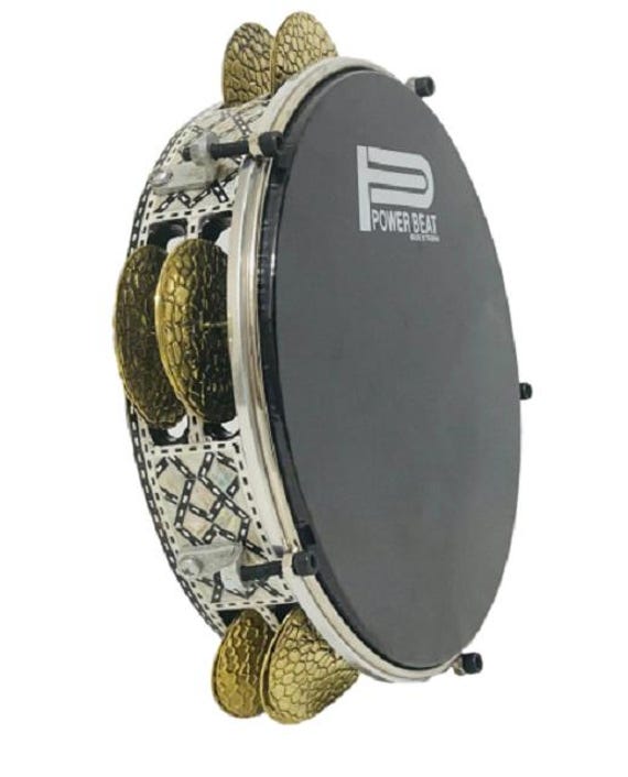 Egyptian Professional Tambourine Req , Riq Inlaid Mother of Pearl