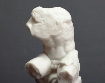 Belvedere Torso sculpture, Naked Man Torso Statue, Ancient Greek sculpture 23cm/9inches,Home Decoration gift, 3D printed