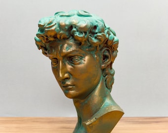 ミケランジェロのダビデ像 - 美術館品質のレプリカ - 大理石複合