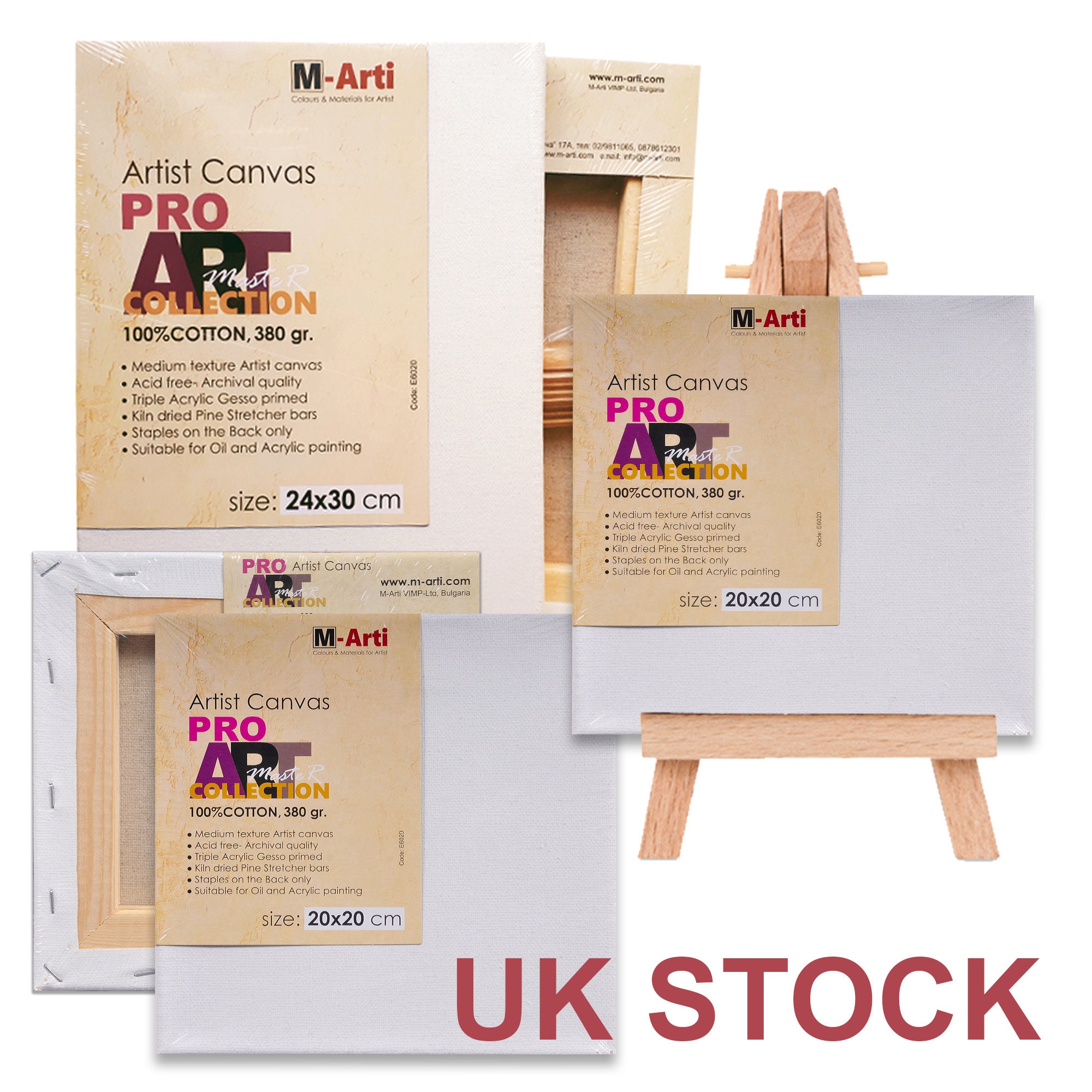 Stretched Canvases 40x50cm/16x20380 gsm100 cotton Etsy