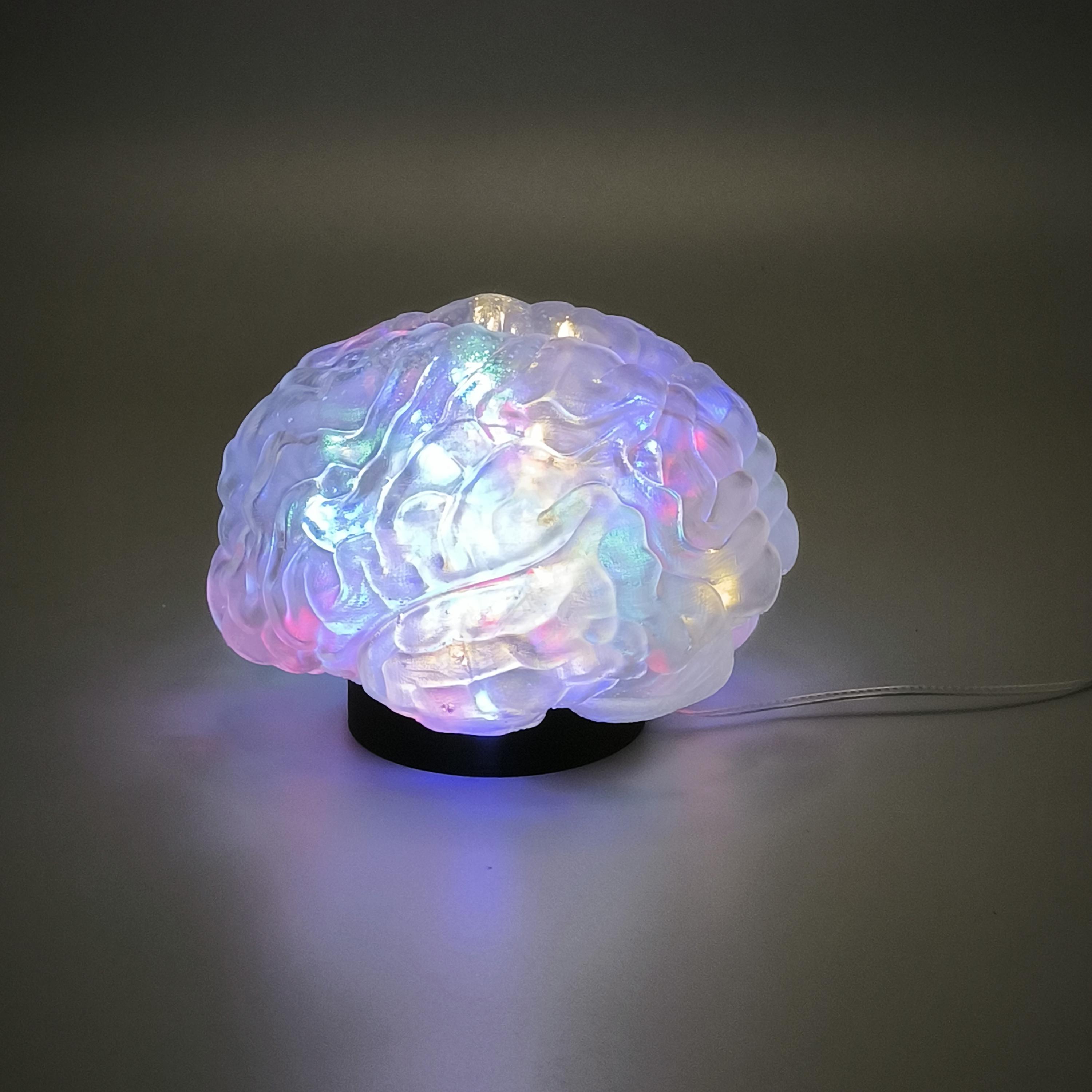 3Dプリントされた人間の脳のLEDランプ:色が変わる斬新なライト 3Dプリントされた人間の脳のLEDランプ:色が変わる斬新なライト