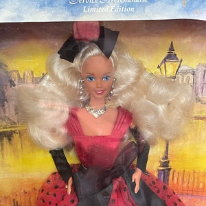 Vintage Ruby Romance Barbie, 1995 Service Merchandise Limited Edition, Blonde with Blue Eyes, Never Removed From Box, Mattel