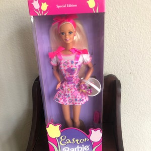 Vintage Easter Barbie, Special Edition, 1996, Never Removed from Box