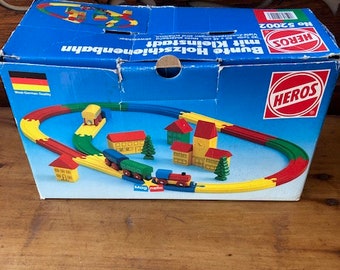 heros wooden train set