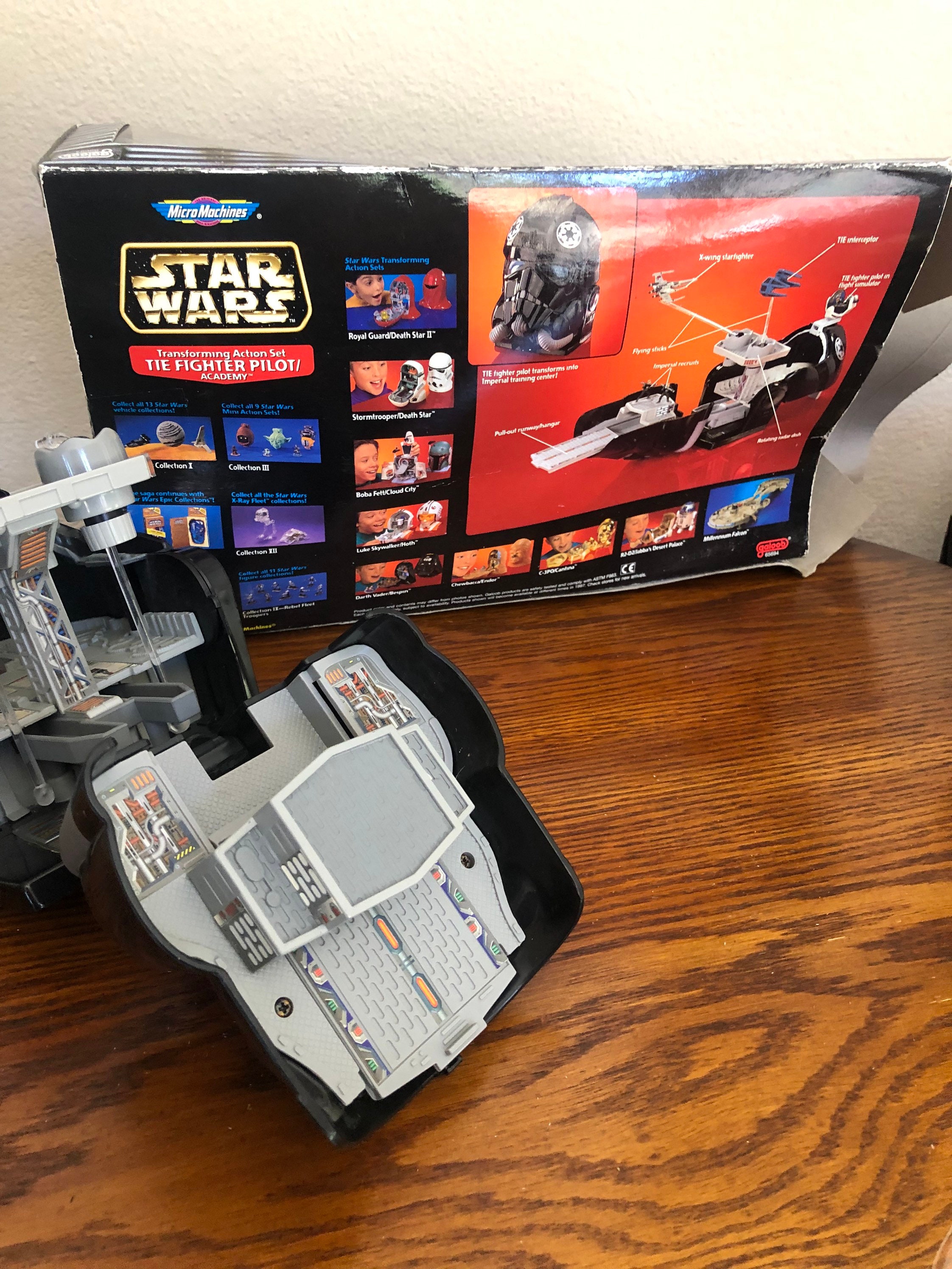 Vintage 1990's Star Wars Transforming Action Set Tie Fighter