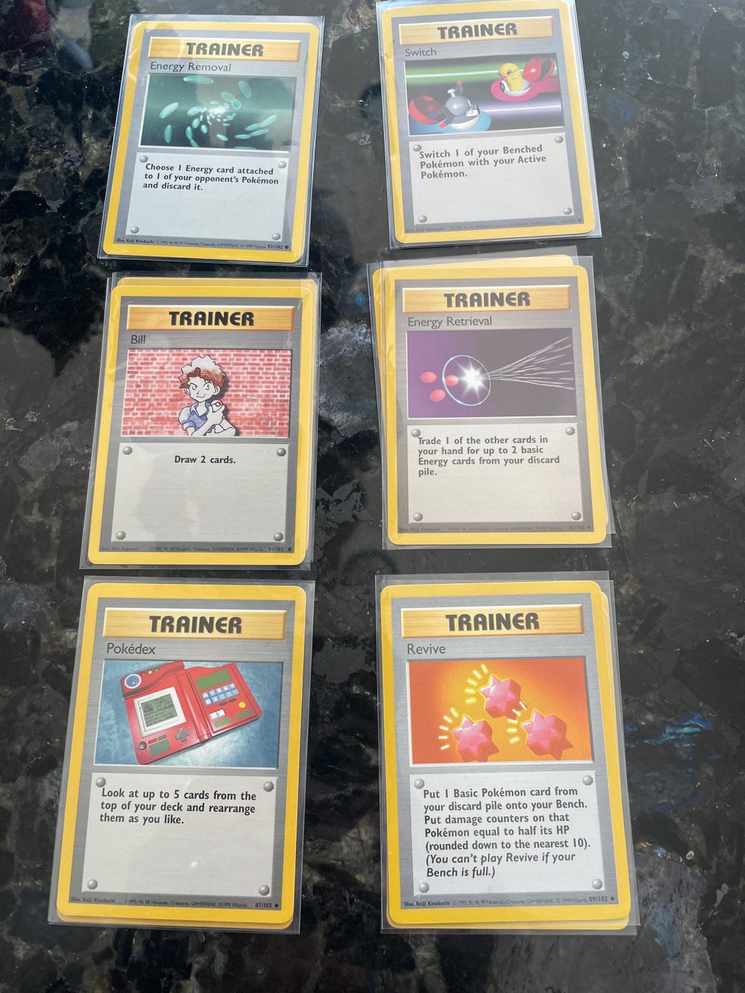 Vintage Pokemon Trainer Cards Wizards of the Coast, 1999 - Etsy